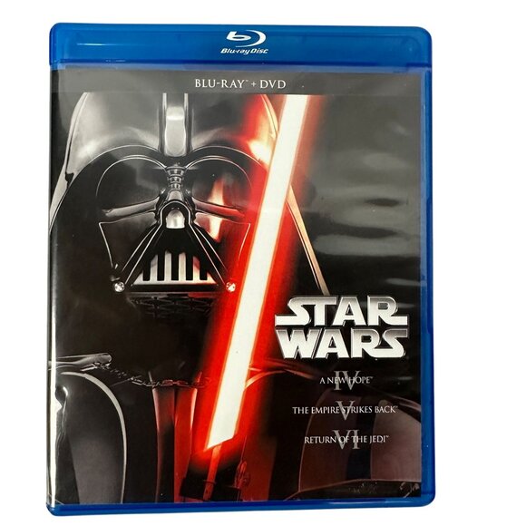 Star Wars Original Trilogy Blu Ray DVD Set 6 Discs A New Hope Empire Returns - Picture 1 of 12
